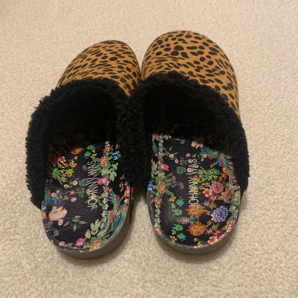 Johnny Was Leopard Print Mules - Picture 4 of 6